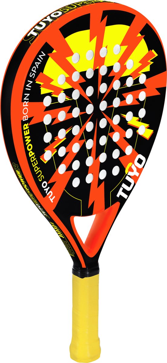 Padel racket - TUYO - Junior Super Power- Kinderracket - ronde vorm