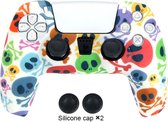 Cover Skin Protect Geschikt voor Playstation 5/PS5 Controller Skin Silicone Hoes Playstation 5 - Graffiti - Cover - Siliconen skin case - PS5 Accesoires