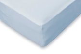 LINNICK Hoeslaken Peuterbed Jersey Stretch - hoeslaken 70x140/150cm - Licht Blauw