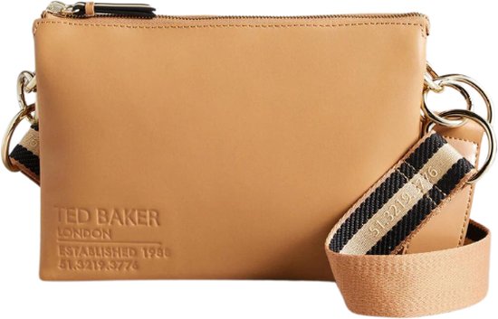 Ted Baker WXB-DARCEYY-Branded Webbing Cross Body Tas Dames - Camel