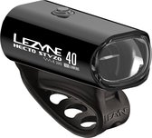 Lezyne Hecto Drive StVZO 40 Lux Front - Oplaadbare LED fietslamp - 105 Lumen - Accu tot 7 uur - CNC-gefreesd aluminium - Zwart