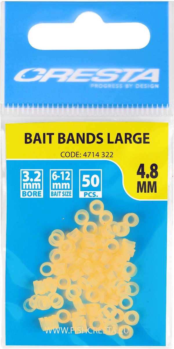 Cresta Bait Bands (50 pcs) - Maat : Medium - 4-8mm