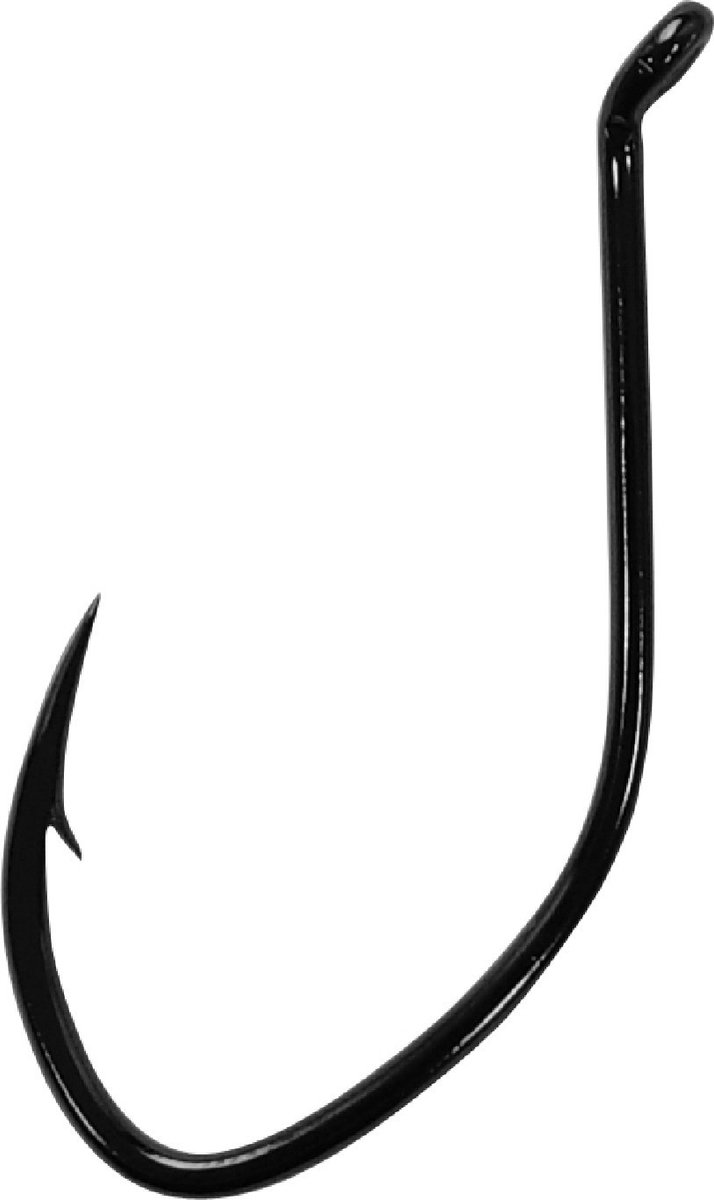 Gamakatsu LS-4644F Zwart Maat 4/0 | Haken met weerhaak