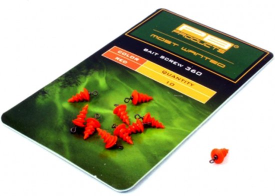 PB Products - Baitscrew 360 - 10 stuks - Rood / Oranje van PB Products — afbeelding 3
