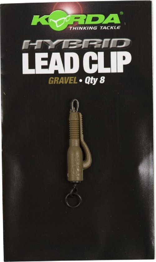 Korda Hybrid Lead clip Gravel Qty:5 van Korda — afbeelding 2