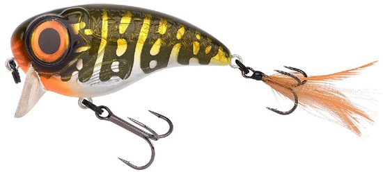 Spro Fat Iris - Northern Pike - 8cm - 39g - Plug - Geel van Spro — afbeelding 3