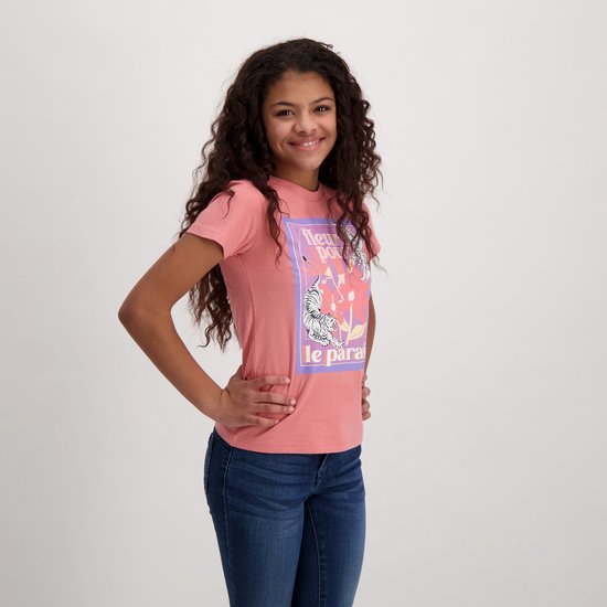 Cars Jeans Wayona Ts Tops & T-shirts Meisjes - Shirt - Roze