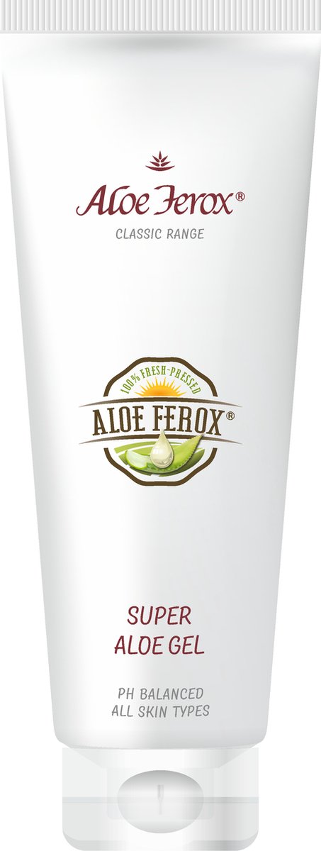 Goedkoopste Aloe Ferox Super Gel - Verzorgt de huid medische bestraling en zonnebrand - Jeuk – Littekens - Dagelijkse elasticiteit - 75 ml