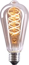 Crown LED Smoky Edison Vintage LightBear E27 Kleine logglas Optica, Dimable, 5W, 1800K, Warm Wit, 230V, SY17, Oude Filamentverlichting in de retro vintage looklampen E27 Vintage
