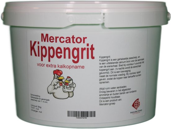 Mercator Kippengrit - Kalk en ei