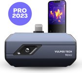 Vulpes Tech® Warmtebeeldcamera PRO - Warmtemeter voor IOS Apparaten - -20 tot +550°C - 256 x 192 Pixel - Thermische camera - Pro Versie