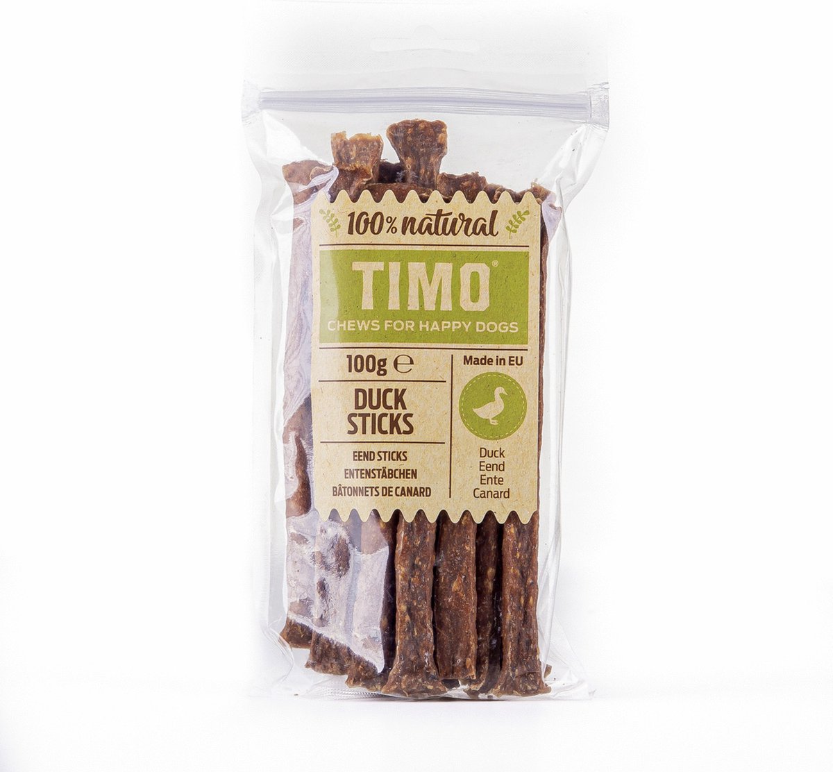 Timo Sticks 100 g - Hondensnacks - Eend