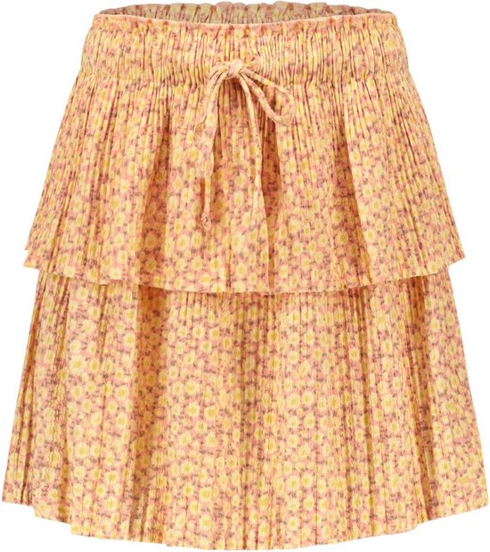 Like Flo Fancy Flower Crepe Skirt Filles - Jupe courte - Oranje - Taille 152