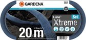GARDENA Liano™ Xtreme 18470-20 Textielslangset Zwart 20 m 1/2 inch 1 stuk(s)
