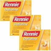 Rennie Deflatine Kauwtabletten - 3 x 36 tabletten