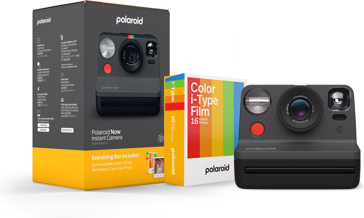 Polaroid Now 2 Everything Box Zwart