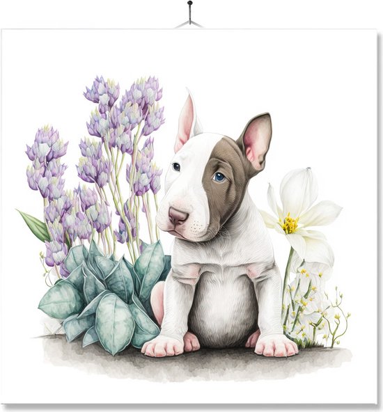 Carrelage Avec Impression | Cadeau d'anniversaire | Cadeau | Chiens | Bull terrier