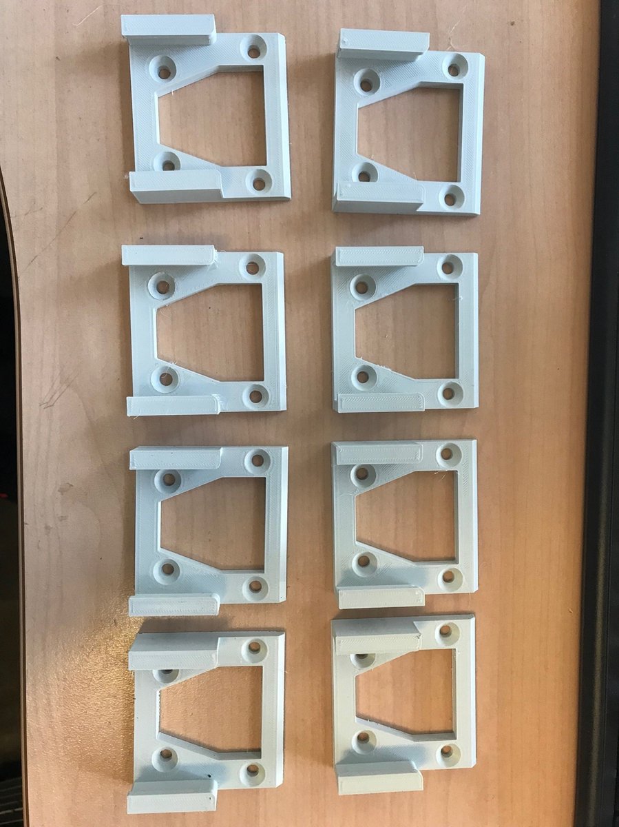 5 stuks gereedschapshouders, boorhouder, wandhouder, geschikt voor Makita 18 V boorgereedschap en elektrisch gereedschap met 20 schroeven (cyaanblauw