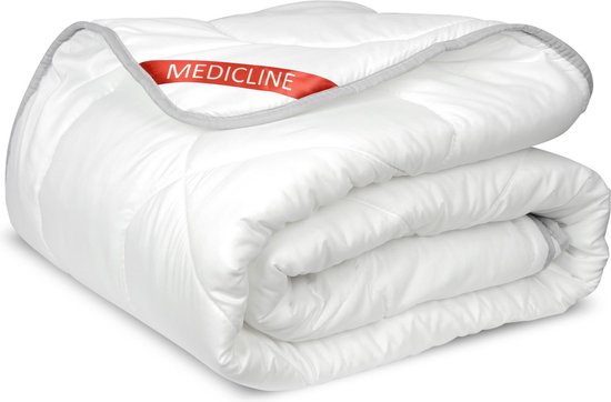 Medicline - Dekbed 200x220cm - Overtrekmateriaal van microvezel - Anti-allergisch wasbaar tot 30 graden