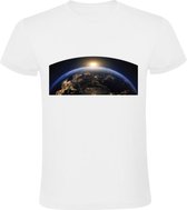 Aarde Heren T-shirt | Wereld | Zon | Planeet | Aardbol | Leven