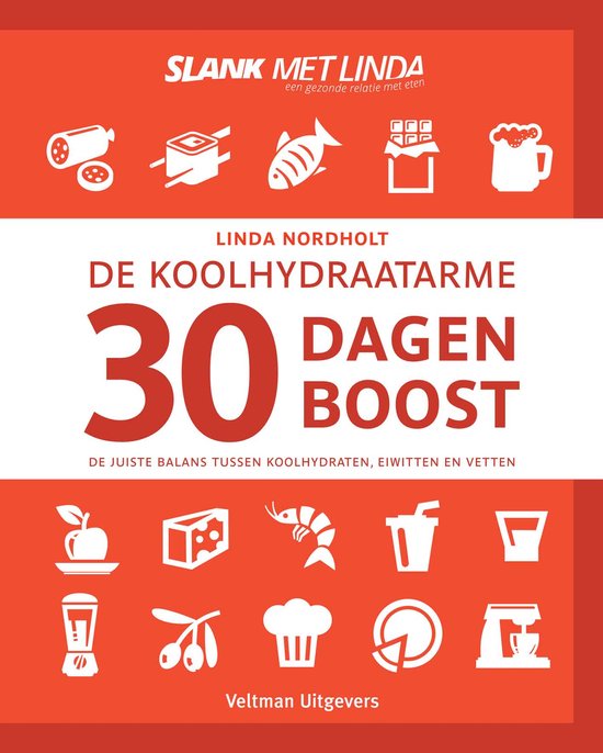 De koolhydraatarme 30 dagen boost - cover