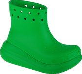 Crocs Classic Crush Rain Boot 207946-3E8, Femme, Vert, Bottes de pluie pour femmes, taille : 42/43