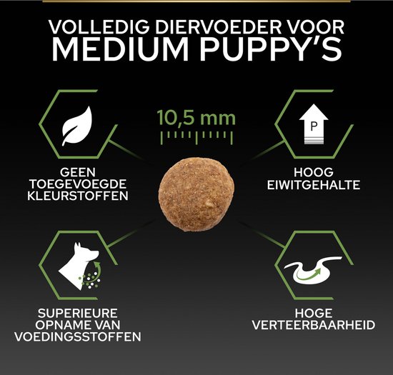 Pro Plan Healthy Start Puppy Medium - Hondenvoer Droogvoer - Kip - 12 kg - Pro Plan