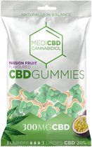 3 x Gummy gélifiés au CBD aromatisés au fruit de la Passion MediCBD (300 mg)