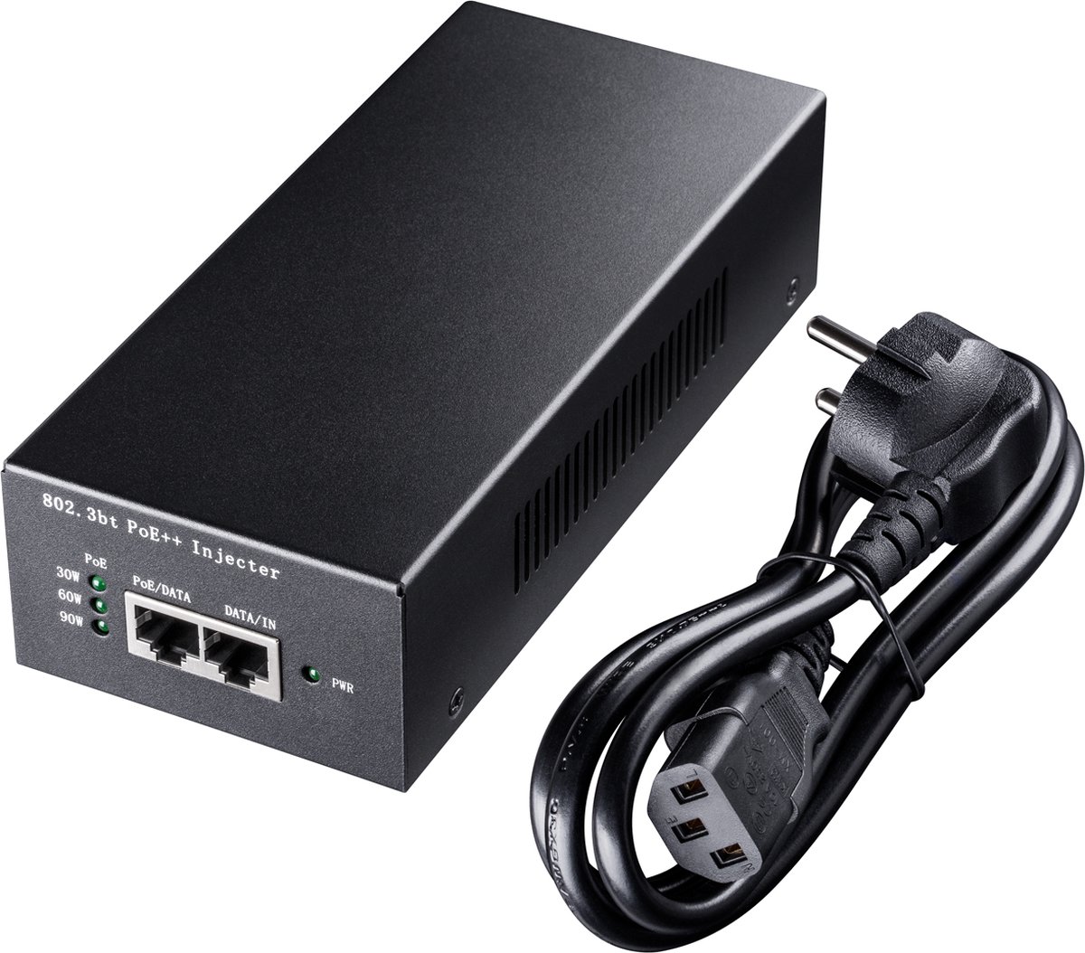 Cudy 90W Gigabit PoE++ Injector – IEEE 802.3af/at/bt – 100m Bereik – Plug & Play