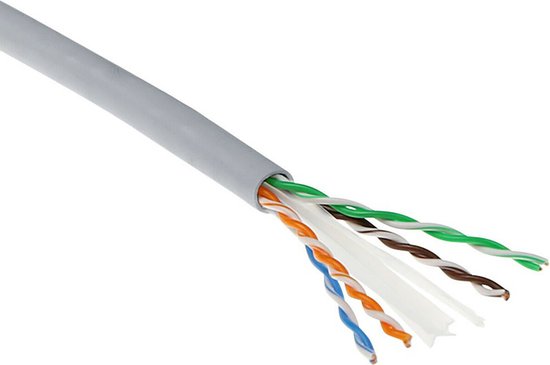 G D.w.z wees stil CB U/UTP CAT6 Eca kabel doos - Grijs - 305 meter | bol.com
