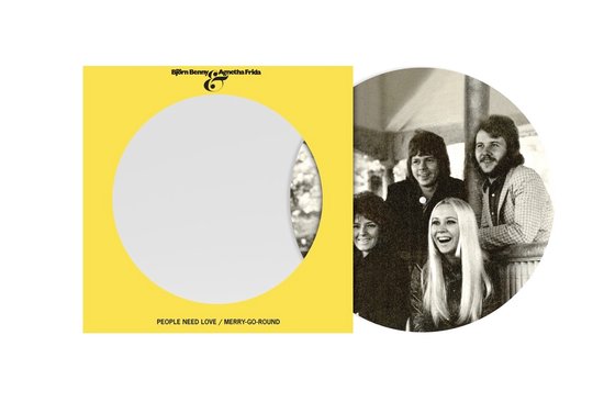 Foto: Abba people need love 7 vinyl single limited edition picture disc 