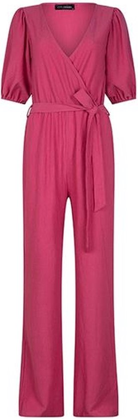 Lofty Manner Broek Jumpsuit Pien Oc23 308 Plum Dark Pink Dames Maat - L