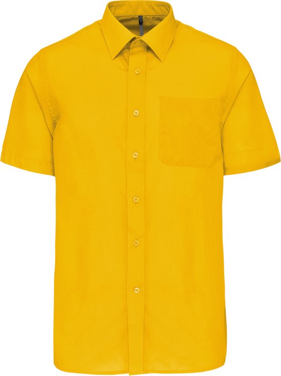 Chemise homme 'Ace' manches courtes marque Kariban Jaune taille M