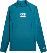 Billabong - UV-Rashguard voor jongens met lange mouwen - Waves All Day - UPF50+ - Marine - maat XS (8yrs)