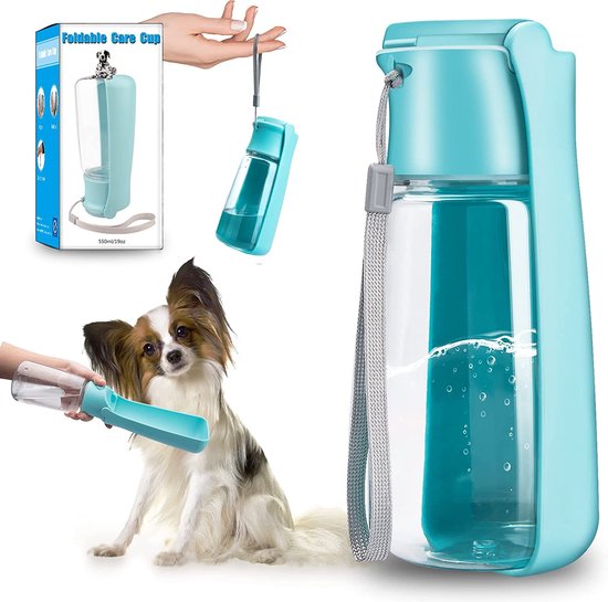 Gourde pour Petit Chien Bouteille Eau pour Chien de 350 ML avec