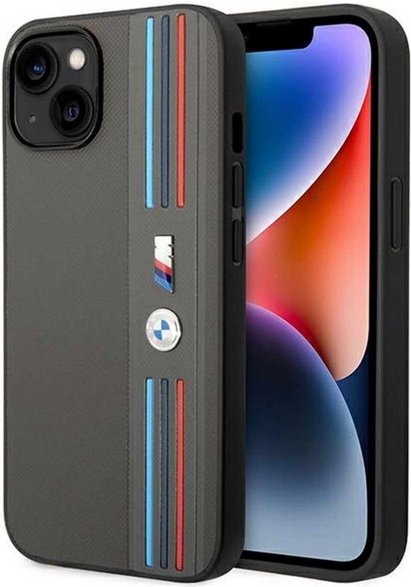BMW M Tricolor Back Case - Geschikt voor Apple iPhone 14 (6.1