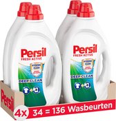 Persil Hygienic Clean - Vloeibaar Wasmiddel - Voordeelverpakking - 4 x 34 Wasbeurten