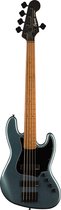 Squier Contemporary Active Jazz Bass HH V RMN Gunmetal Metallic - Elektrische basgitaar