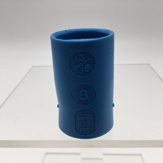 Foto: Bowling bowlingbal vinger inserts per 2 stuks vise powerlift oval grip inserts naar keuze powerlift of oval grip kleur blauw maat 13 16 nr 8 boormaat 31 32