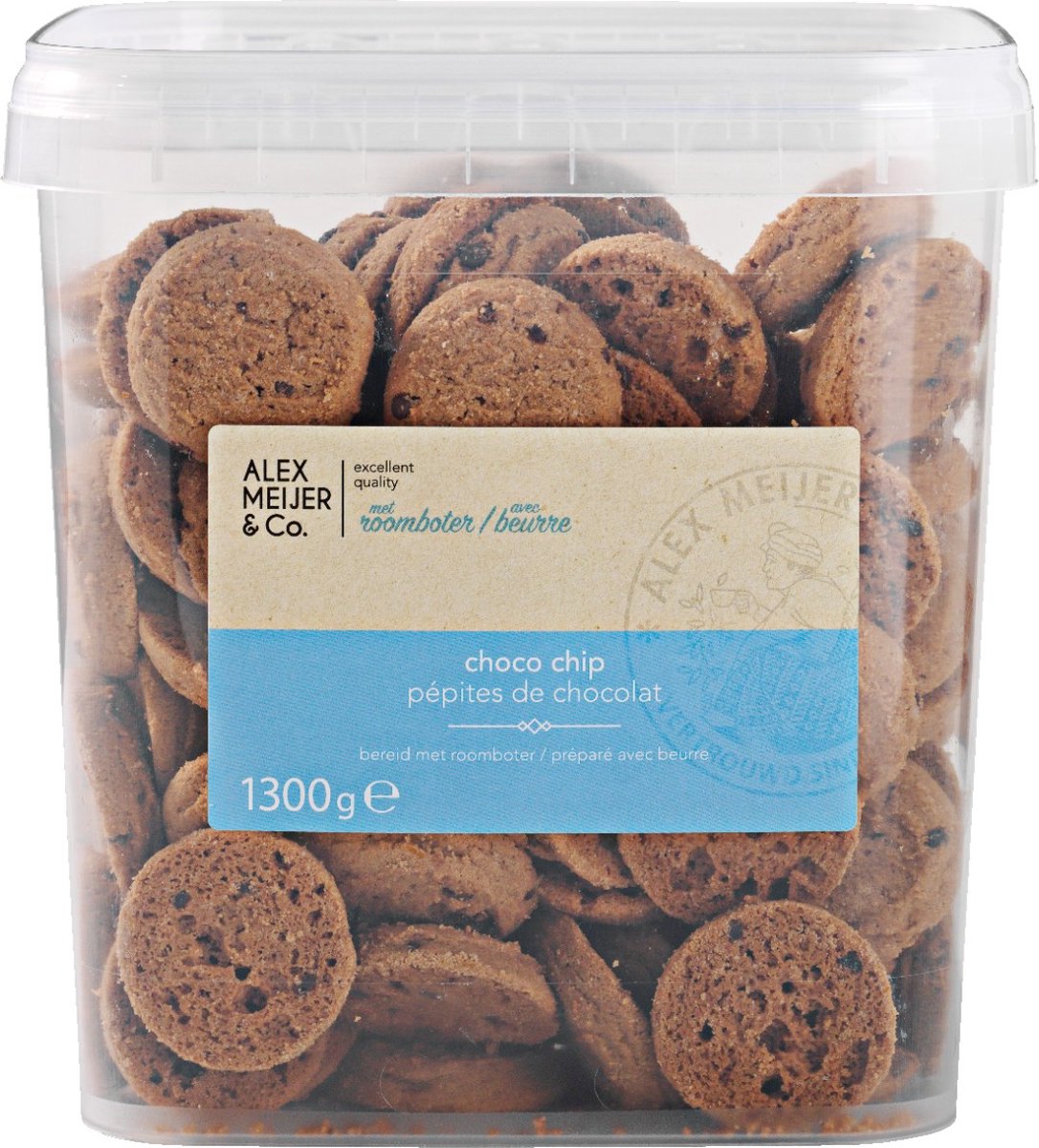 Alex Meijer Koekemmer choco chip - Emmer 1,3 kilo