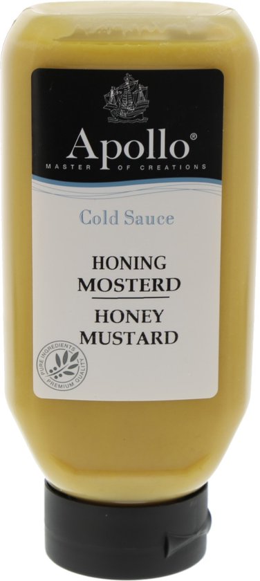 Foto: Apollo honing mosterdsaus fles 67 cl