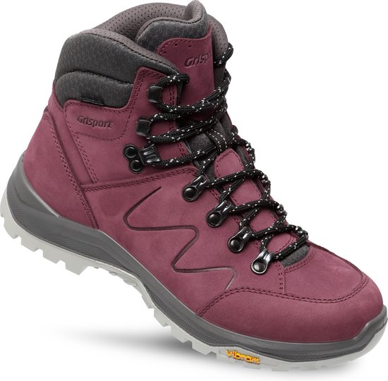 Grisport Grisport Boston Mid Wandelschoenen Dames - Burgundy - Maat 42