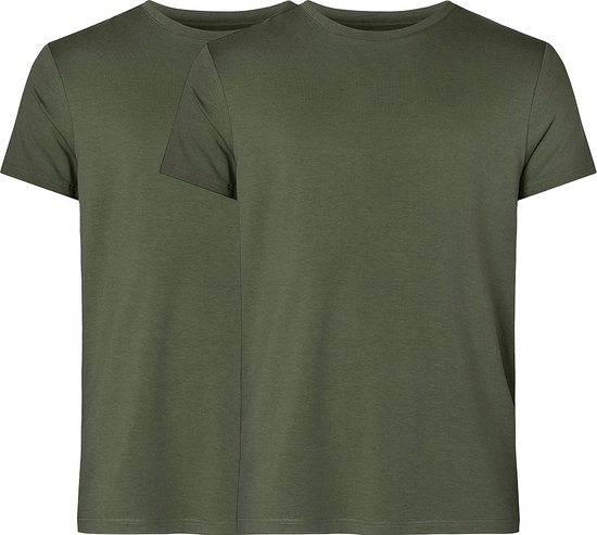 Resteröds Heren onder t-shirts 2 pack Bamboo