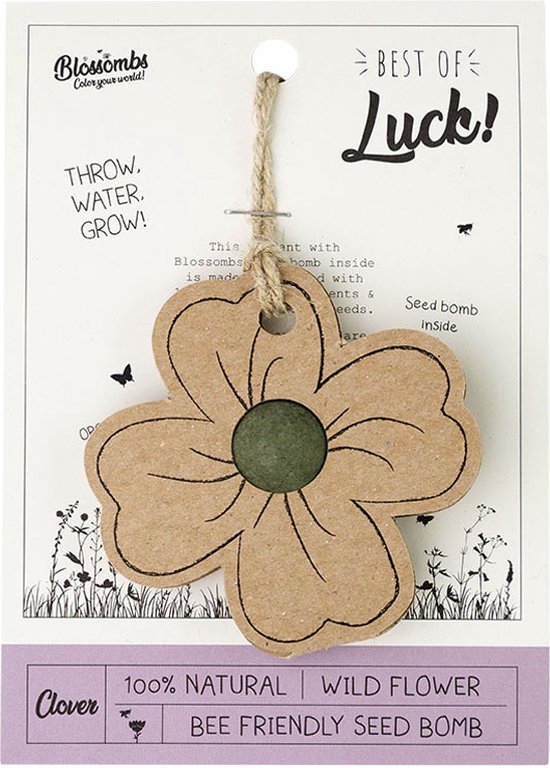 Blossombs bloembommetjes party hanger Best of Luck! bol
