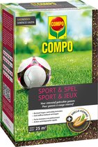 COMPO Gazonzaad Sport & Spel - voor intensief gebruikte gazons - bestand tegen veelvuldig betreden - doos 500 g (25 m²)