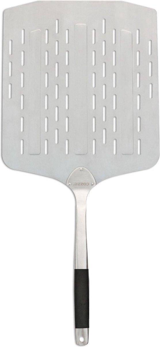 Cozze - Pizzaschep met Gaatjes RVS 76 cm - Roestvast Staal - Zilver