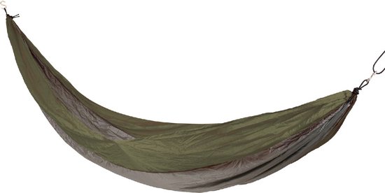 Bo-Camp Reishangmat - Parachute - Hover - Groen/grijs