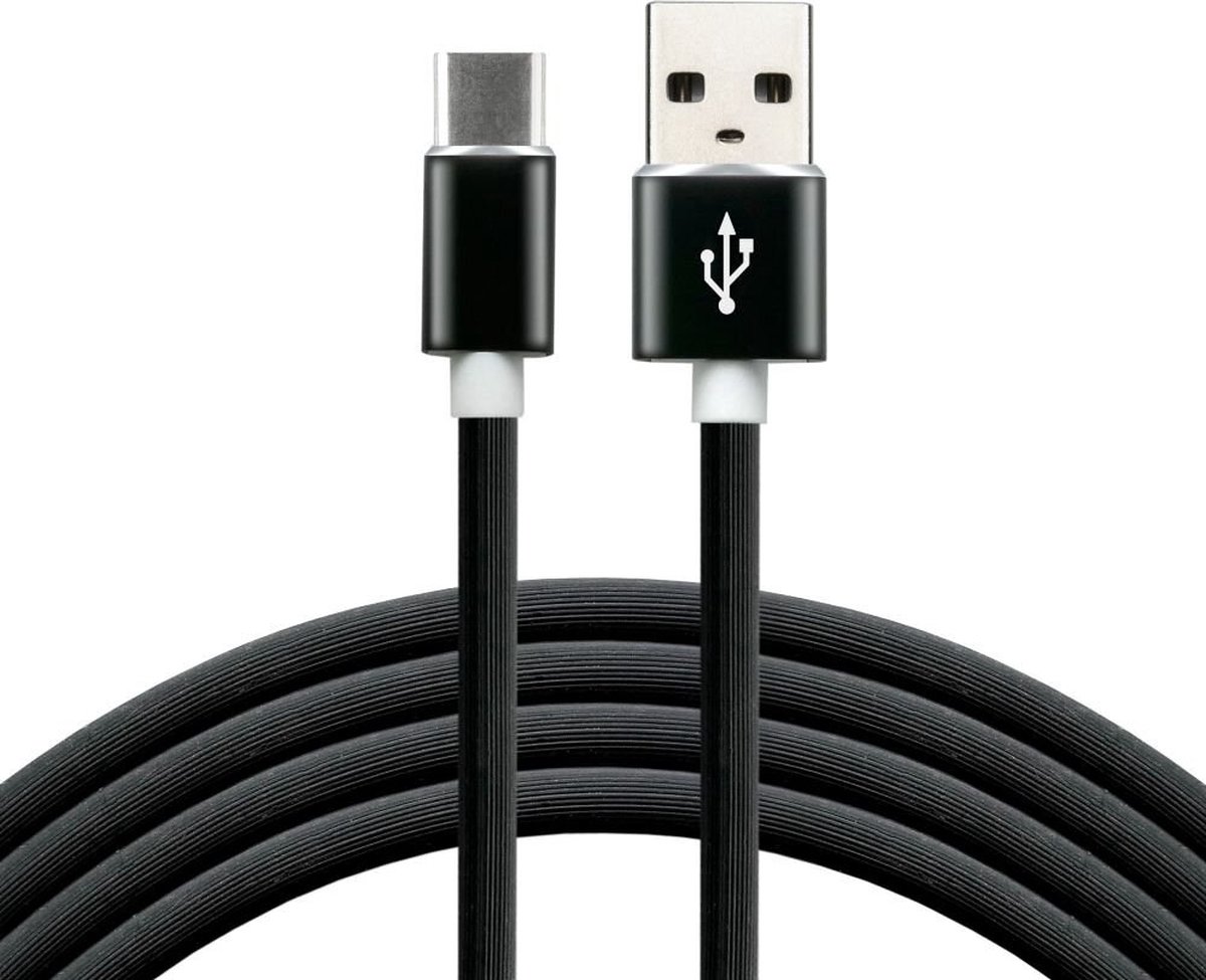 Everactive 1M Usb-C Kabel Voor Het Opladen Van Telefoons En Mobiele Apparaten