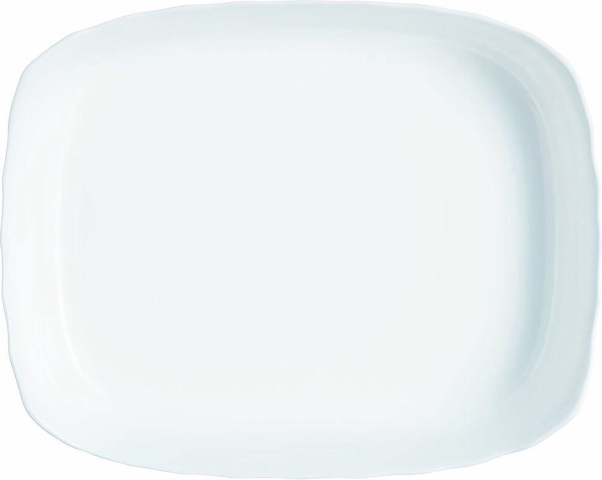 Serveerschaal Luminarc Smart Cuisine Rechthoekig Wit Glas 33 X 27 Cm 6 serveerschaal-luminarc-smart-cuisine-rechthoekig-wit-glas-33-x-27-cm-6