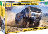 1:43 Zvezda 43005 KAMAZ-master 43509 Rally Truck Plastic Modelbouwpakket